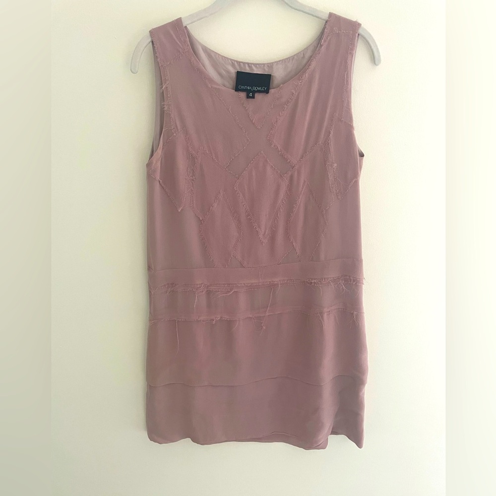 Cynthia Rowley Pink Shift Dress Size 4